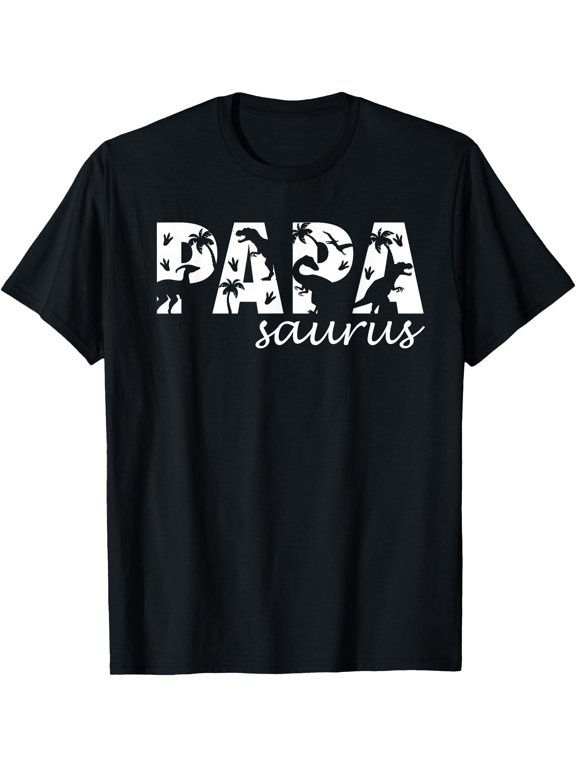 Papasaurus T Rex Dinosaur Papa Saurus Family Father's Day T-Shirt