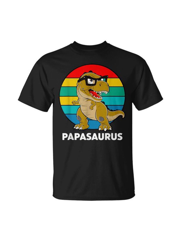Papasaurus Trex For Fathers Day TShirt