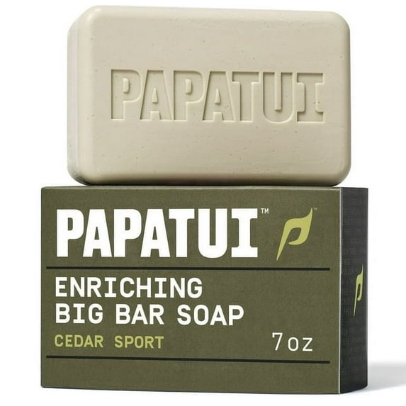 Papatui Enriching Men's Bar Soap, Cedar Sport, 7 oz ( 2 Pack )