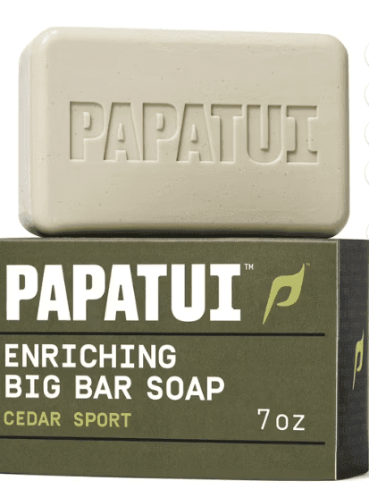Papatui Enriching Men's Bar Soap, Cedar Sport, 7 oz