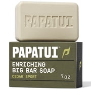 Papatui Enriching Mens Bar Soap, Cedar Sport, 7 oz