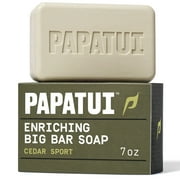 Papatui Enriching Men's Bar Soap, Cedar Sport, 7 oz