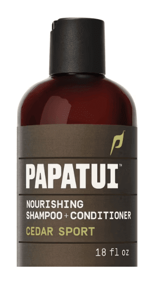 Papatui Nourishing Men's Shampoo and Conditioner 2-in-1, Cedar Sport, 18 oz