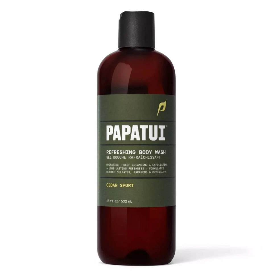 Papatui Refreshing Men'S Body Wash Cedar Sport - 18 Fl Oz