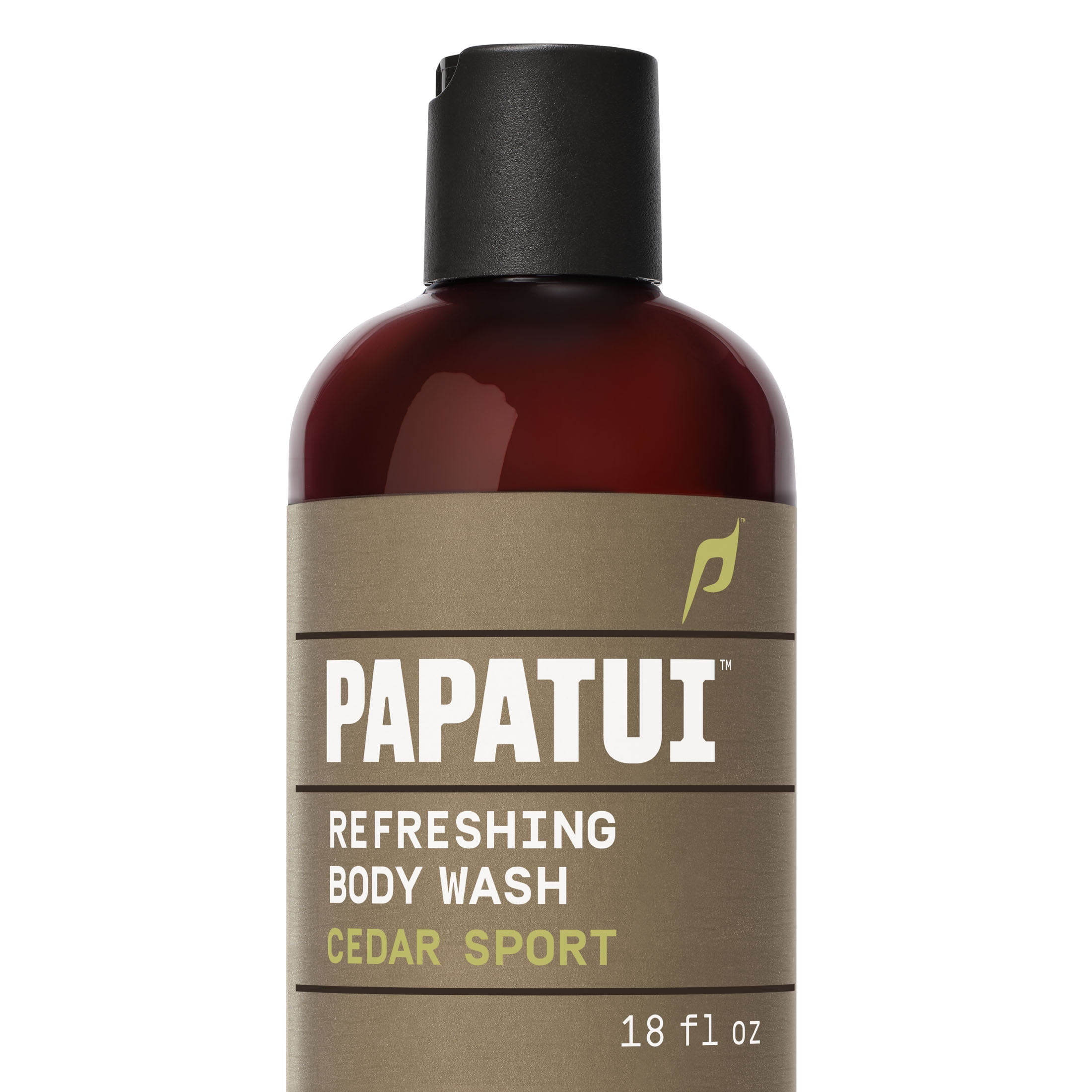 Papatui Refreshing Men's Body Wash, Cedar Sport, 18 oz