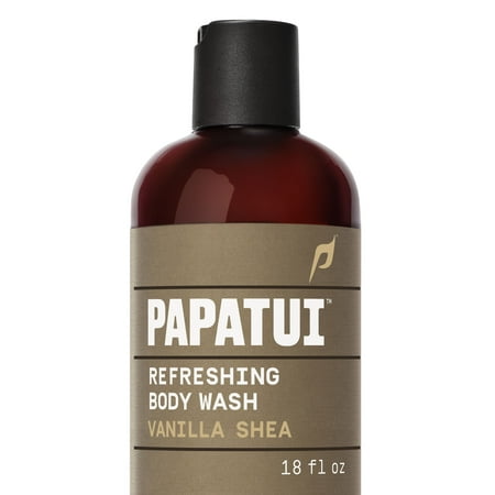 Papatui Refreshing Men's Body Wash, Vanilla Shea, 18 oz