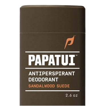 Papatui Triple Action Complex Men's 48-Hour Antiperspirant and Deodorant, Sandalwood Suede, 2.6 oz