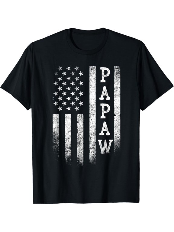Papaw American Flag Father’s Day Family Celebration T-Shirt All Size S-5XL