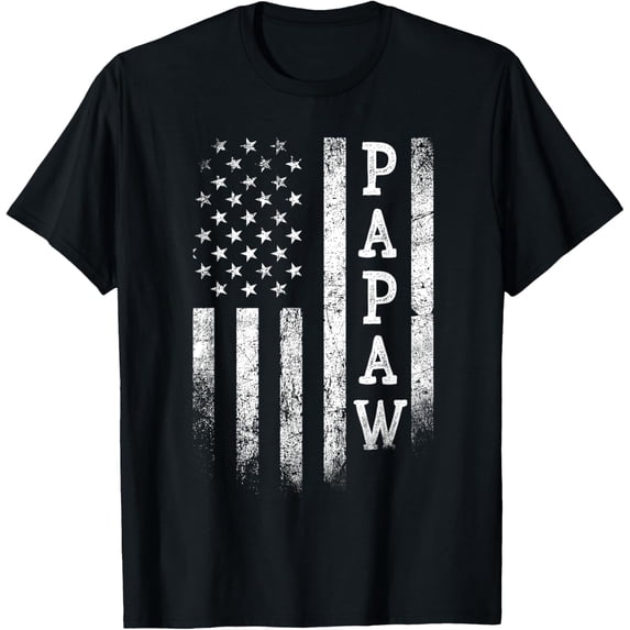 Papaw American Flag Papaw Father'S Day T Shirt