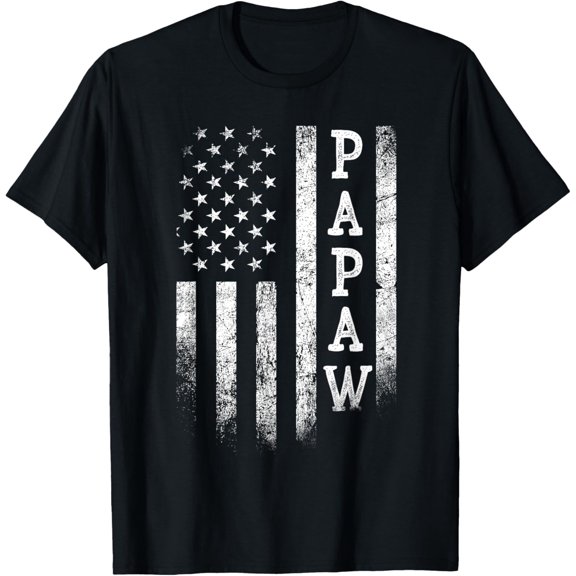 Papaw American Flag Papaw Father'S Day T Shirt