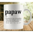 thumbnail image 1 of Papaw Definition Mug | Ceramic Coffee Cup | Decorative Home Kitchen Drinkwear | Funny Birthday Gift, 1 of 6