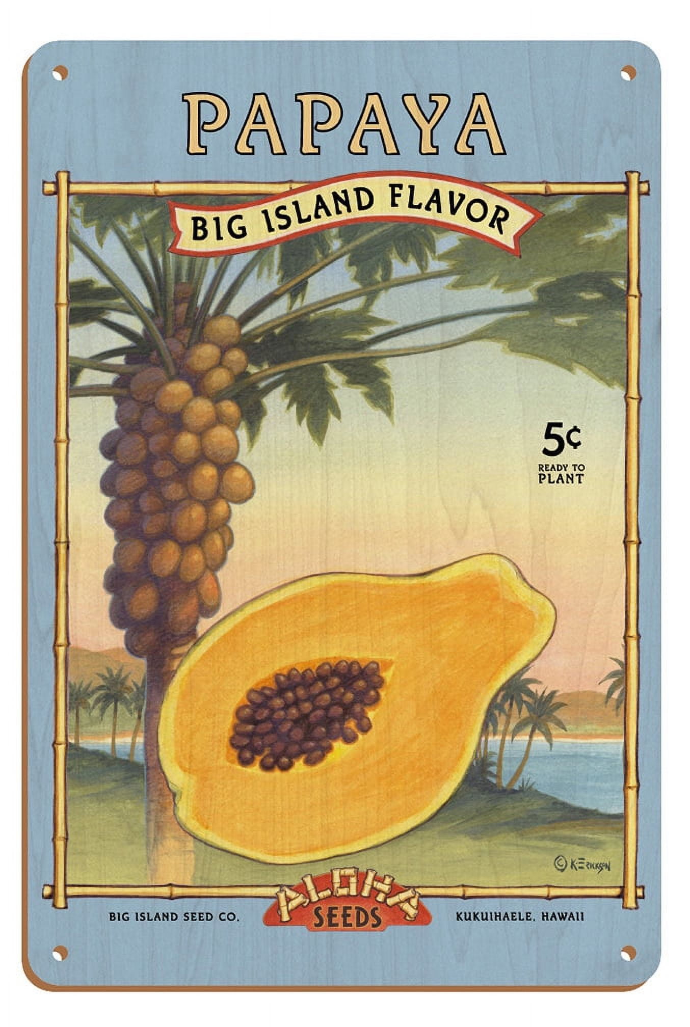 Papaya - Aloha Seeds - Big Island Seed Company - Big Island Flavor ...