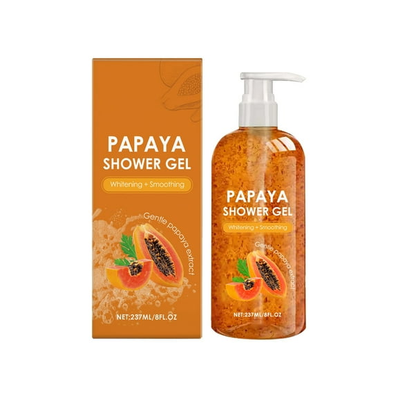 Papaya Body Wash for Old People Smell, Natural Deodorant Bar Soap for Strong Odor Smelly Feet Remove, Cleansing Body Deodorizing with Persimmon & Green Tea Extracts