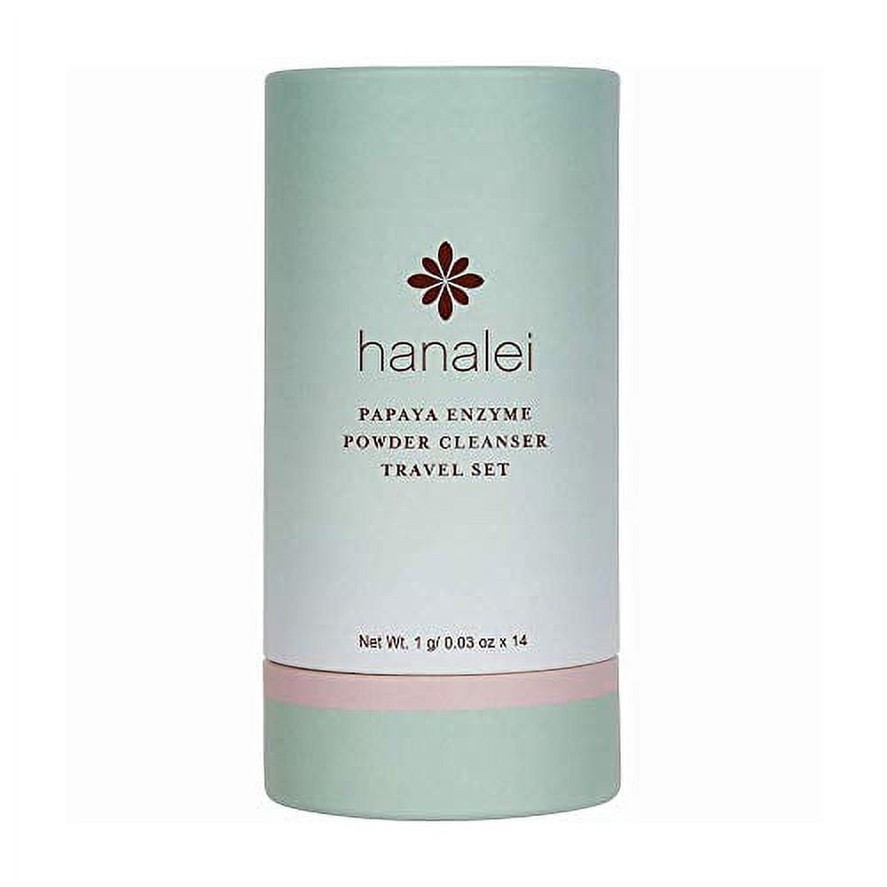 Papaya Enzyme Powder Face Cleanser by Hanalei (Cruelty free, Paraben free) (Travel Set 14