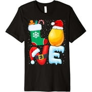 Papaya Lover - Papaya Wearing Santa Hat Christmas Xmas Premium T-Shirt