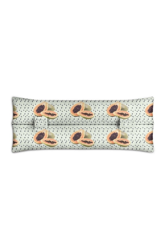 Papaya Lover Seat Belt Pillow Tropical Fruit Print Design, Comfortable Post-Surgery Support for Mastectomy & Heart Surgery (Fun Kawaii Aesthetic)