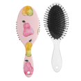 thumbnail image 1 of Papaya Print Paddle Hair Brush - Tropical Fruit Design Detangling Brush with Round-Tip Bristles for Women & Men, Gentle Anti-Frizz Styling Tool for All Hair Types, 1 of 7