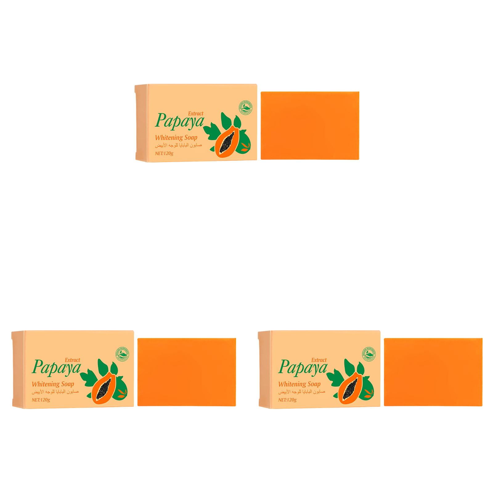 Papaya Soap Face & Body Wash Skin Papaya Soap Bar For Dark Reduce