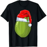 Papaya Wearing Santa Hat Xmas - Papaya Lover Christmas T-Shirt