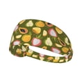 thumbnail image 1 of Papaya pear lemon Headbands for Women Men, Workout Elastic Sweat Band for Yoga Running Cycling Gym Exercise Non Slip Head Bands for Women's Hair, 1 of 5