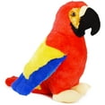 thumbnail image 1 of Papaya the Parrot | 12 Inch Stuffed Animal Plush Macaw Bird | By TigerHart Toys, 1 of 3