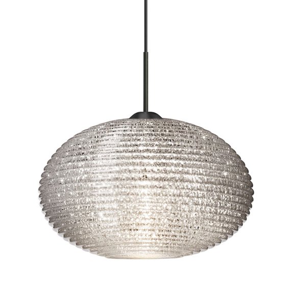 Besa Lighting - Pape 10-One Light Cord Pendant with Flat Canopy-10.25 Inches