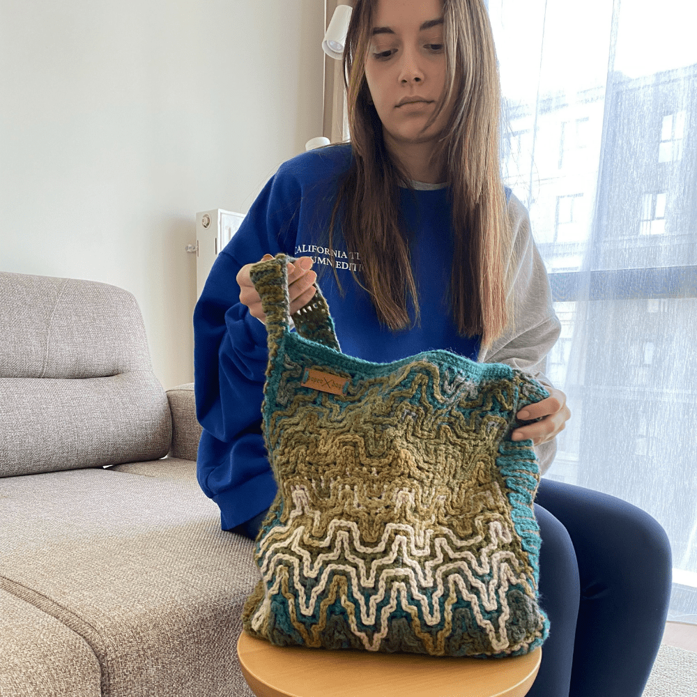 Buy Gyan Hand Arts Crochet Bag/Crochet Purse/Gifts for Her/Handmade Crochet  Bag/Crossbody Crochet sling bag (black) GHARTS_0096 at Amazon.in