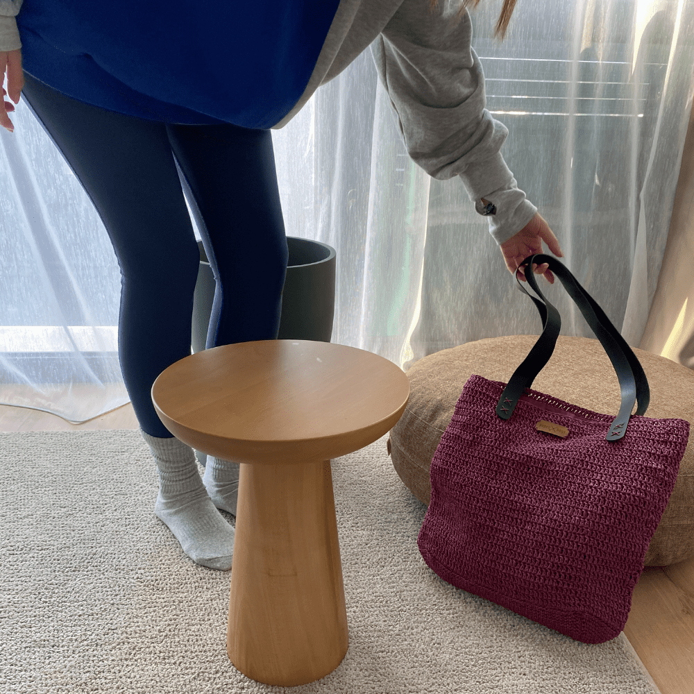 Scandinavian style crochet bag sale