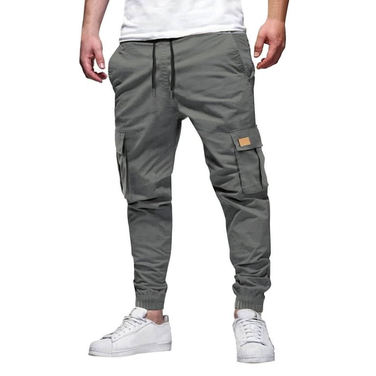 Papeey Mens Cargo Pants Zip Off Men s Jogger Zipper Fly Mens Large Sweatpants Men s Outdoor Zip Cargo Pant Men s Joggers Jeans Men s Sweatpants Small Walmart