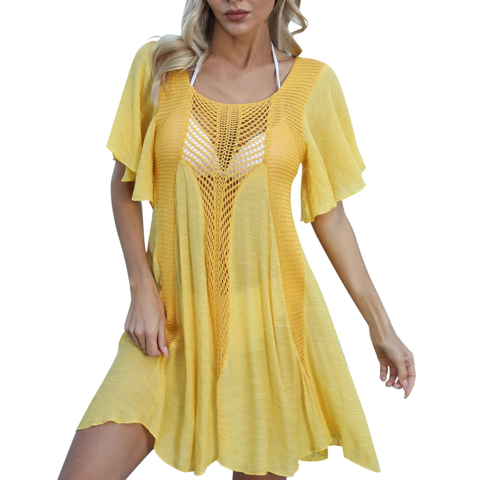 Papeey Swimsuit Women And Cover Up Mesh Swimsuit Cover Up Ladies Cover
