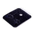 thumbnail image 1 of Paper 1 bag Paper and Plastic Jewelry Display Cards with Plastic Back for Hanging Earring Display Rectangle Black 49x40x5mm Hole: 1.4mm and 6mm 100sheets/bag, 1 of 2
