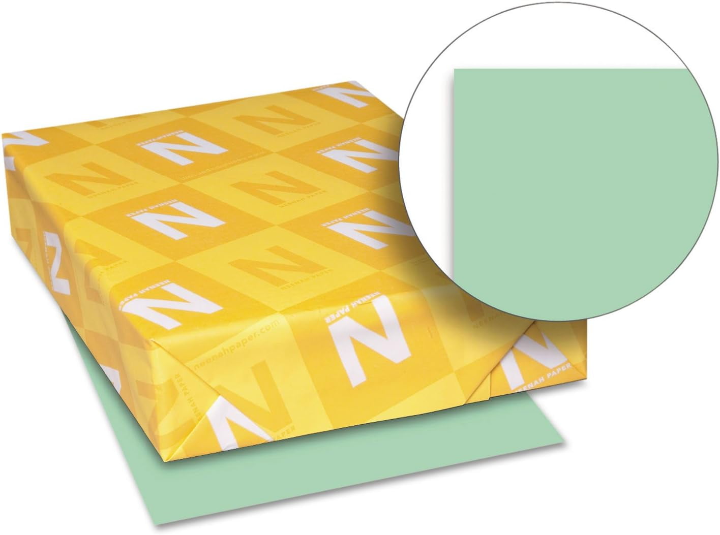 Paper 49561  Index Card Stock, 110lb, 8 1/2 x 11, Green, 250