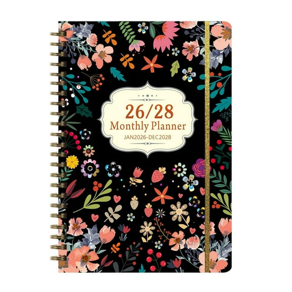 Paper A5 Daily Planner 2026 - 2028 for Efficient Time Management in Commuting, Business Trips and Meetings