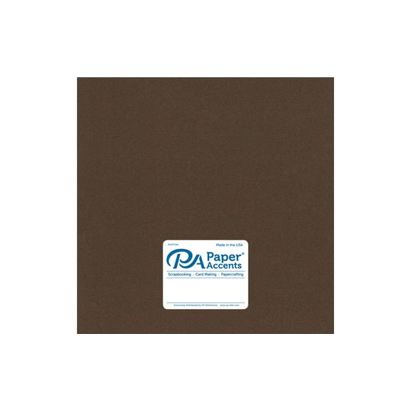 Paper Accents Cardstock 12"x 12" Pearlized 105lb Bronze 25pc