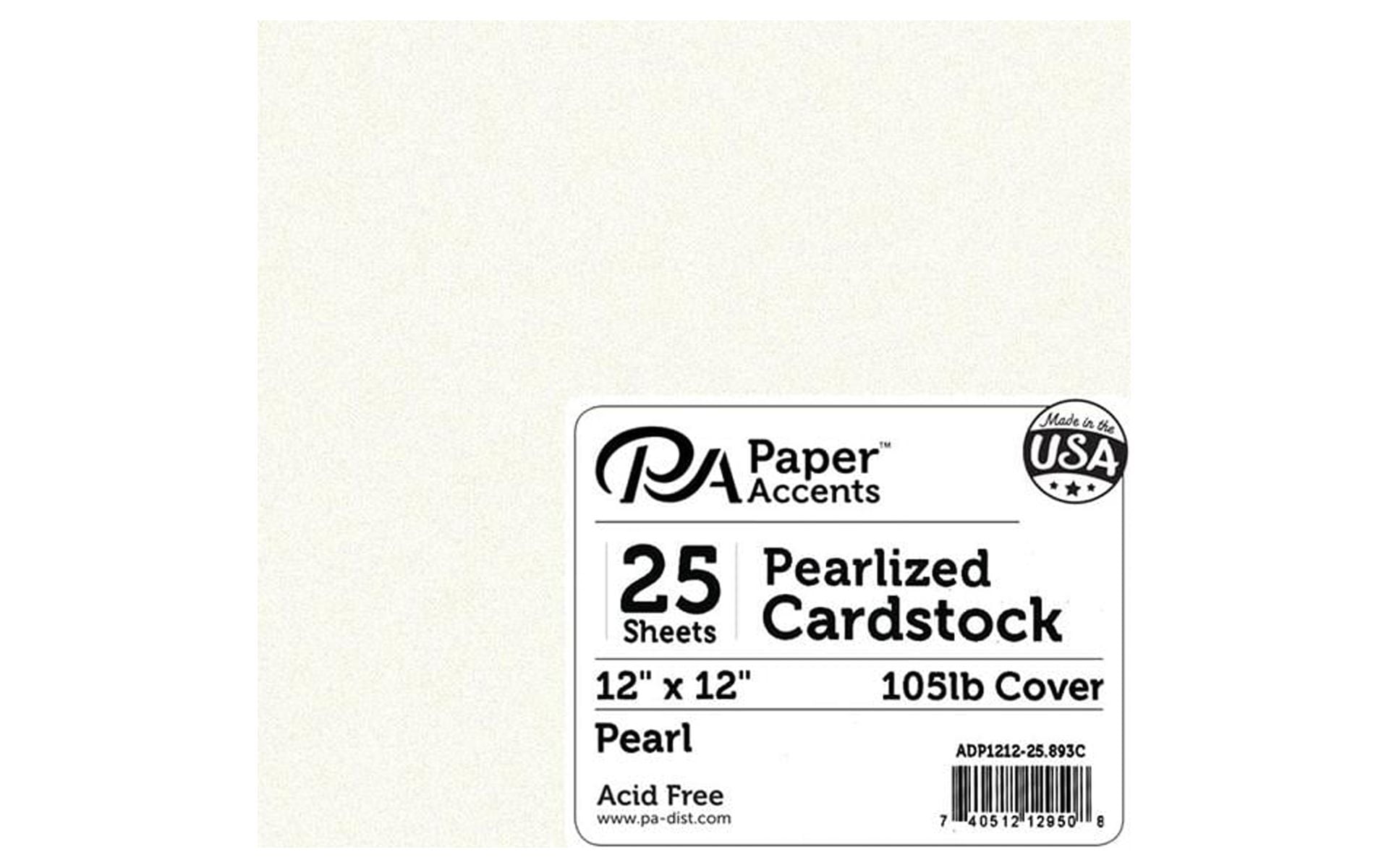 Pearl Shimmer Cardstock, 24 Sheets