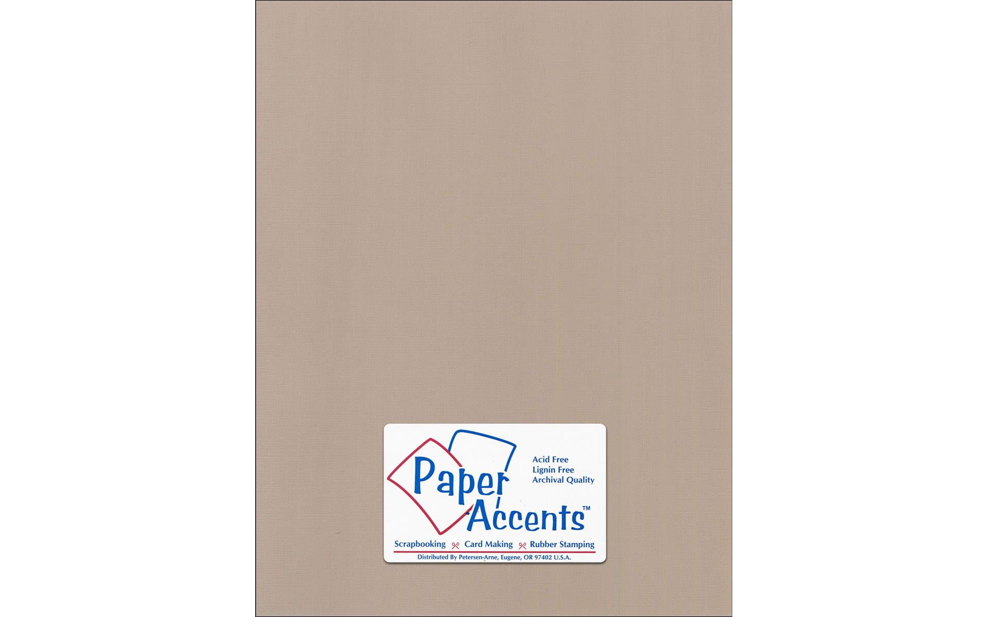 Paper Accents Cardstock 8.5"x 11" Canvas 80lb Chamois 25pc