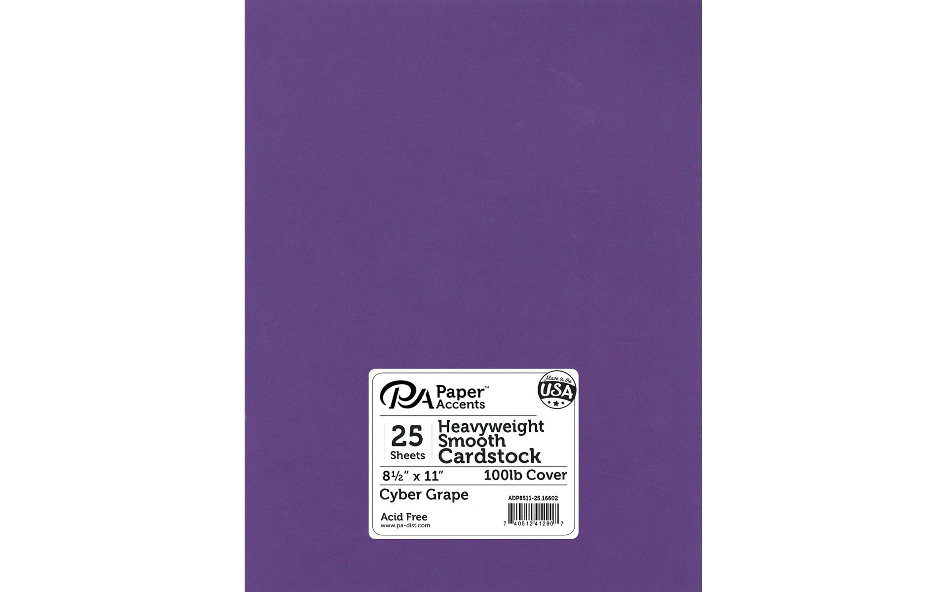 Lilac Card Stock - 8 1/2 x 11 in 90 lb Cover Smooth