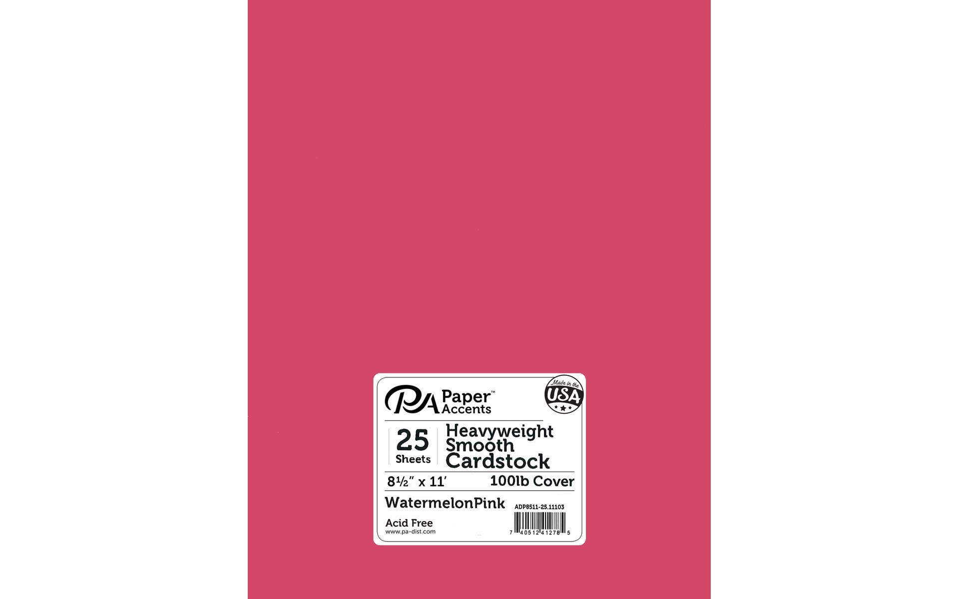 Pink Smooth Scrapbooking Cardstock 8.5 x 11 Size for sale