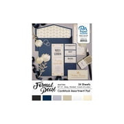 Paper Accents Cardstock Pad 8.5"x 11" Formal Pearl Assortment 24pc