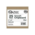 thumbnail image 1 of Paper Accents Chipboard 4"x 4" 2X Heavy 85pt Natural 25pc, 1 of 2