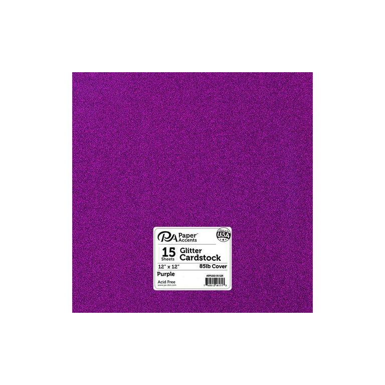 Colored Cardstock for DIY Card Making, Scrapbooking, Gift Decor, Education, Office Printing | Harfington, Light Purple / 25pcs