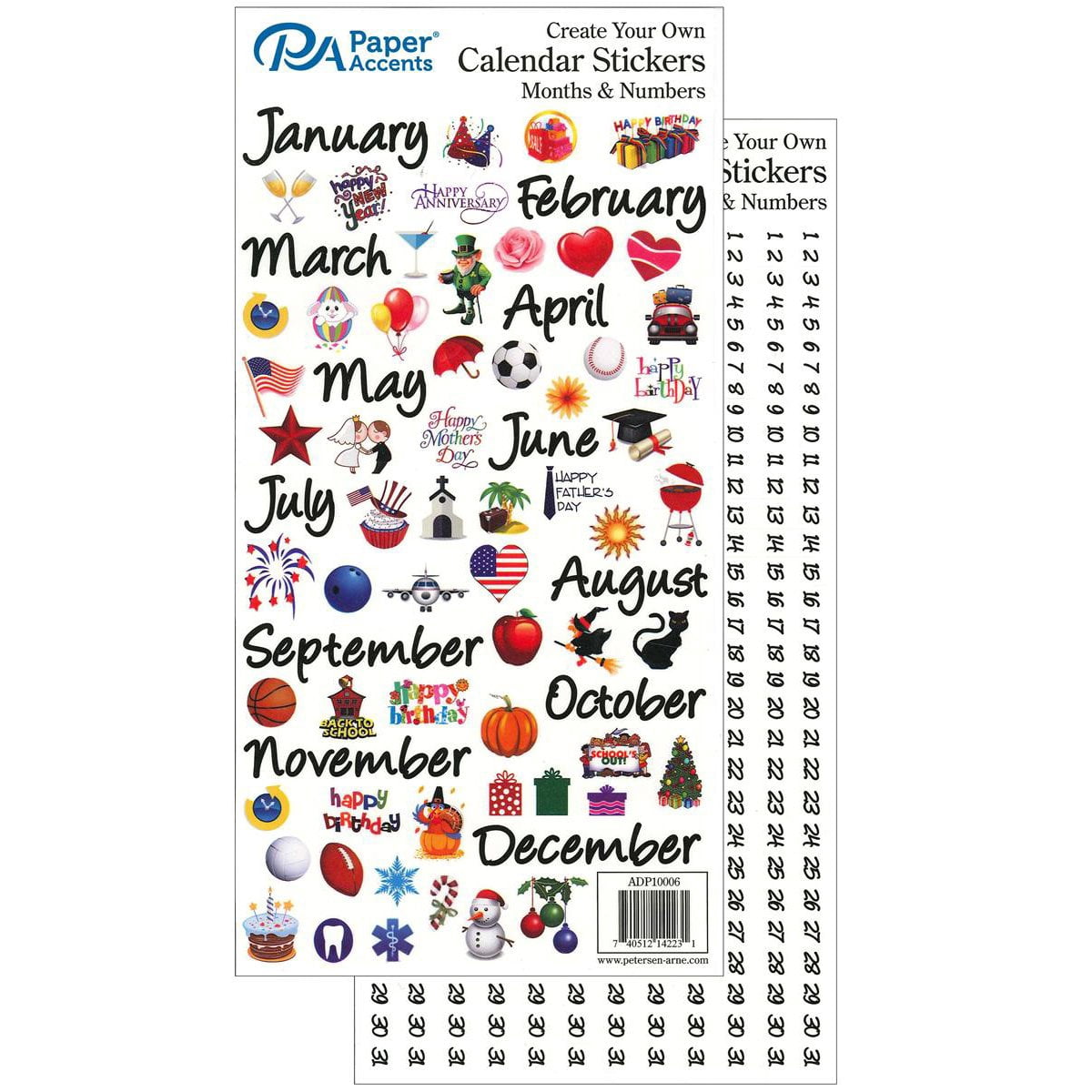 paper-accents-monthly-sticker-planner-essentials-monthly-planner-stickers-calendar-stickers-include-months-numbers-and-holiday-celebrations-in-color-walmart-com