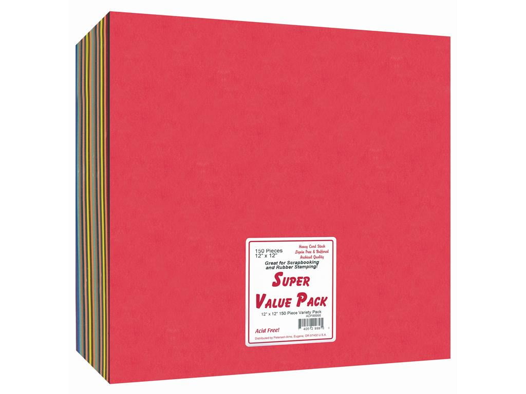 Paper Accents Super Value Variety Pack 12"x 12" 150pc