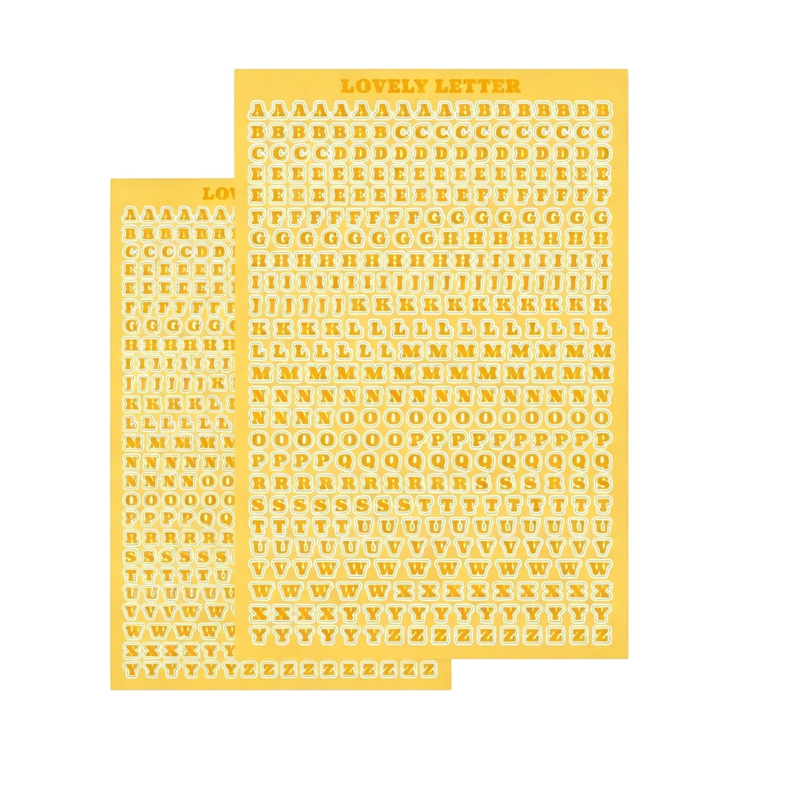 Sticker Paper Activity Paper Adhesive Alphabets Stickers, 2 Sheets of Bold Serif Uppercases ...