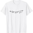 Paper Airplane Shirt Flying Planes Aircraft Origami Shirt