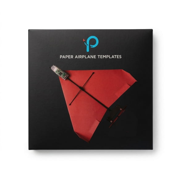Paper Airplane Templates for POWERUP Models - 12 Paper Airplane Templates for The POWERUP 2.0, 3.0, & 4.0. Includes Color Templates & Display Stand for POWERUP Models. for Hobbyists and Tinkerers