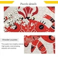 thumbnail image 1 of Paper Art Crab Jigsaw Puzzle 500 Pieces, Zigsaw with Storage Bag and Reference Picture Easy to Solve Family Game Creative Gift for Friends Parents Grandparents, 1 of 6