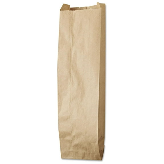 Paper Bag, 35-Pound Base Weight, Brown , 4-1/2 x 2-1/2 x 16, 500-Bundle