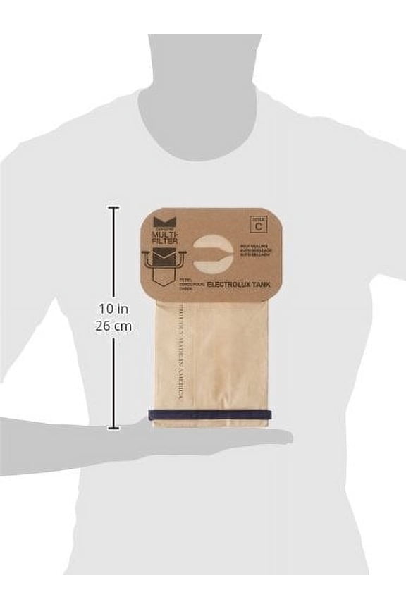 Replacement 433837 Electrolux Canister Microlined Paper Bag | Replacement Parts to Keep Clean and Breathe Easy | 12 Pack