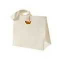 thumbnail image 1 of Paper Bag Handbag Style Gift Bag with Handles, Reusable Decorative Gift Bags for Present Wrapping, Party Favor Bags for Birthdays Weddings and Special Events,Beige, 1 of 5